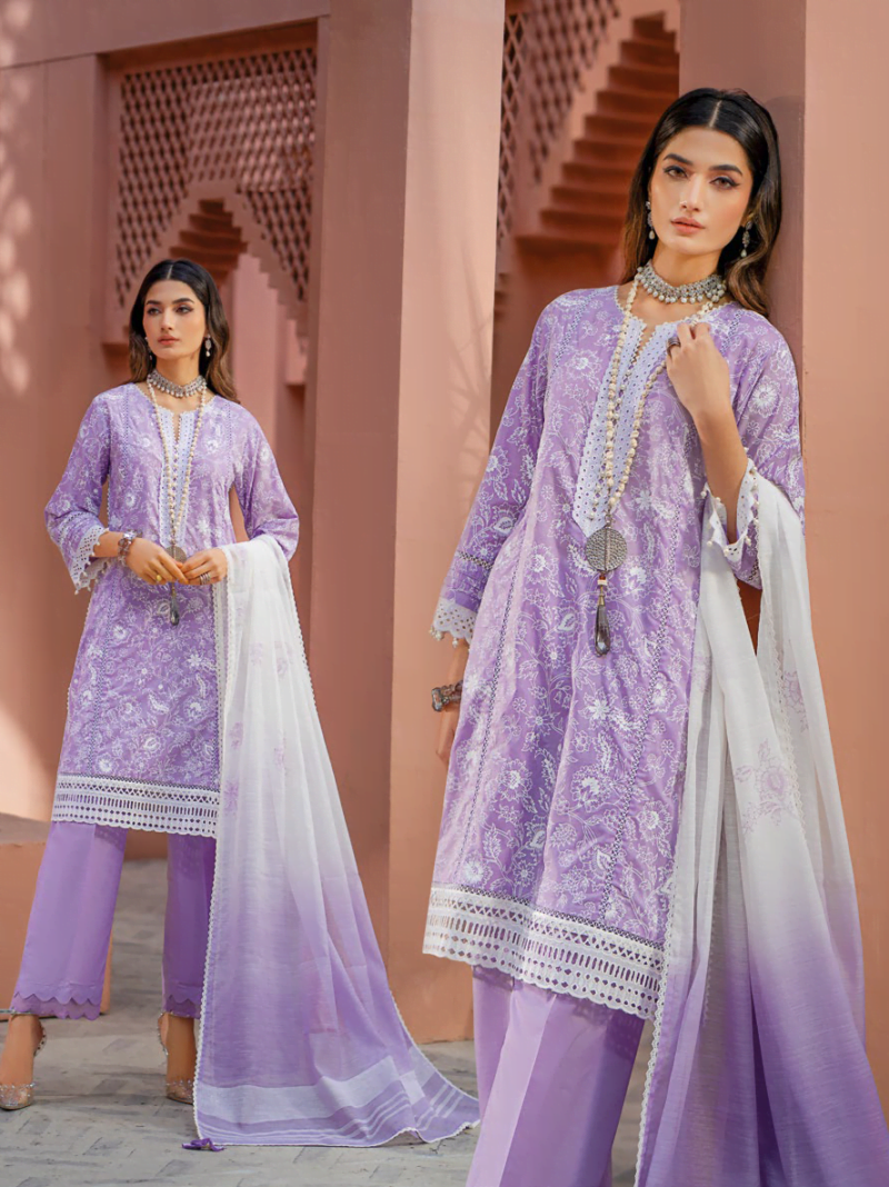 Gul Ahmed Sp-42015 Essential Embroidered Lawn Collection 2024