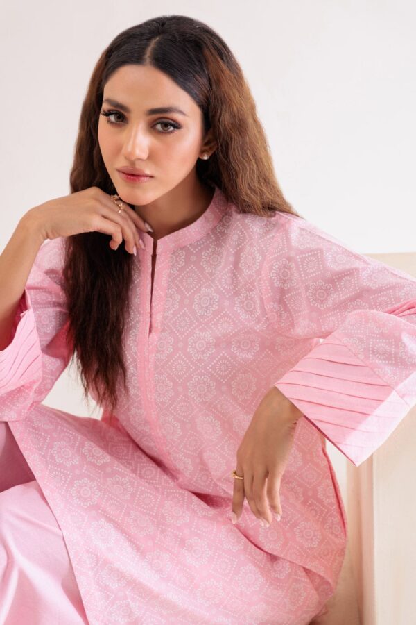 Bonanza Satrangi Pink Cambric 2 Piece Srls232P08 Co Ord Sets