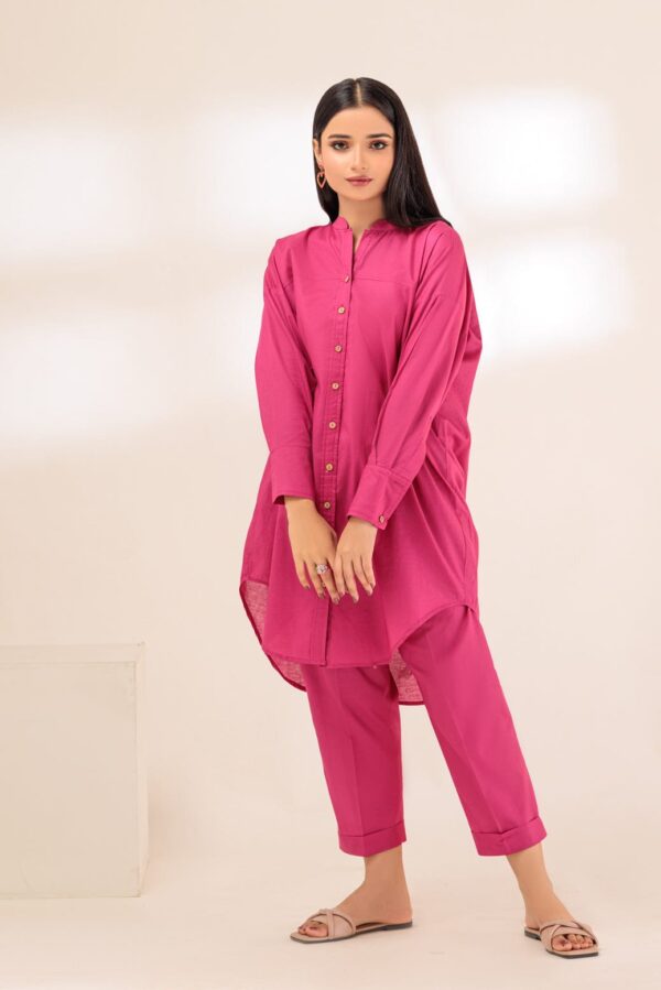 Bonanza Satrangi Pink Cambric 2 Piece Srls232P35 Co Ord Sets