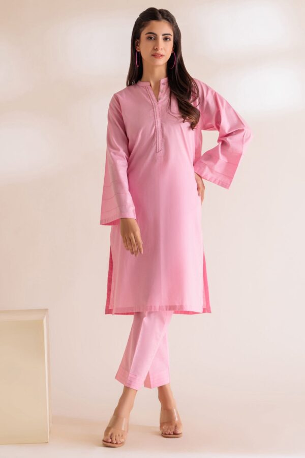 Bonanza Satrangi Pink Cambric 2 Piece Srls232P48 Co Ord Sets