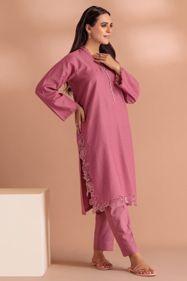 Bonanza Satrangi Tea Pink Jacquard 2 Piece Srls232P58 Co Ord Sets