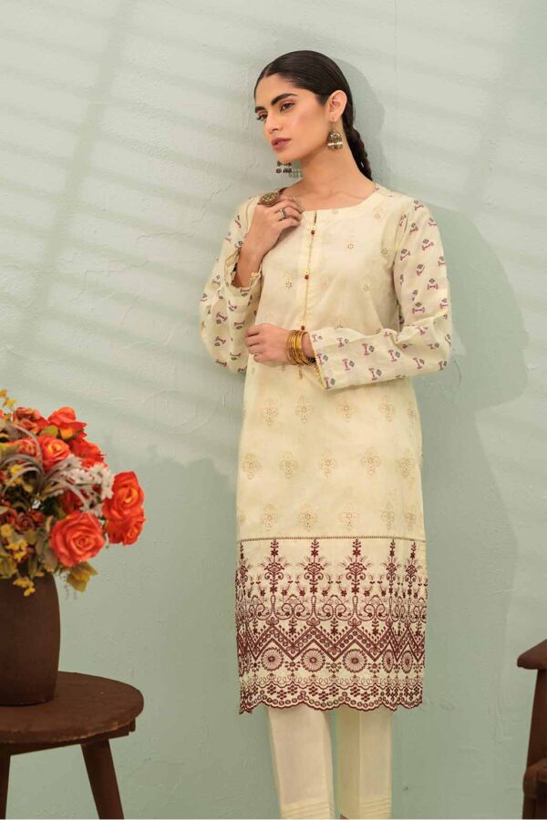 Bonanza Satrangi Lemon Jacquard 2 Piece Ss2242P51 Festive Pret 2024