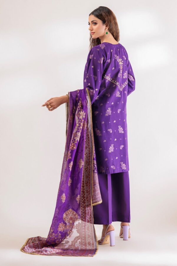 Bonanza Satrangi Purple Jacquard 3 Piece Ss5243p11 Festive Pret 2024