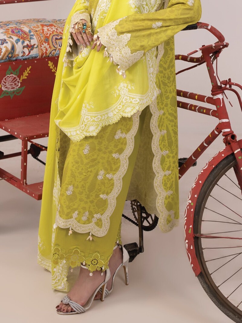 Faiza Faisal Sajjo Embroidered Lawn 3Pc Suit Collection 2024