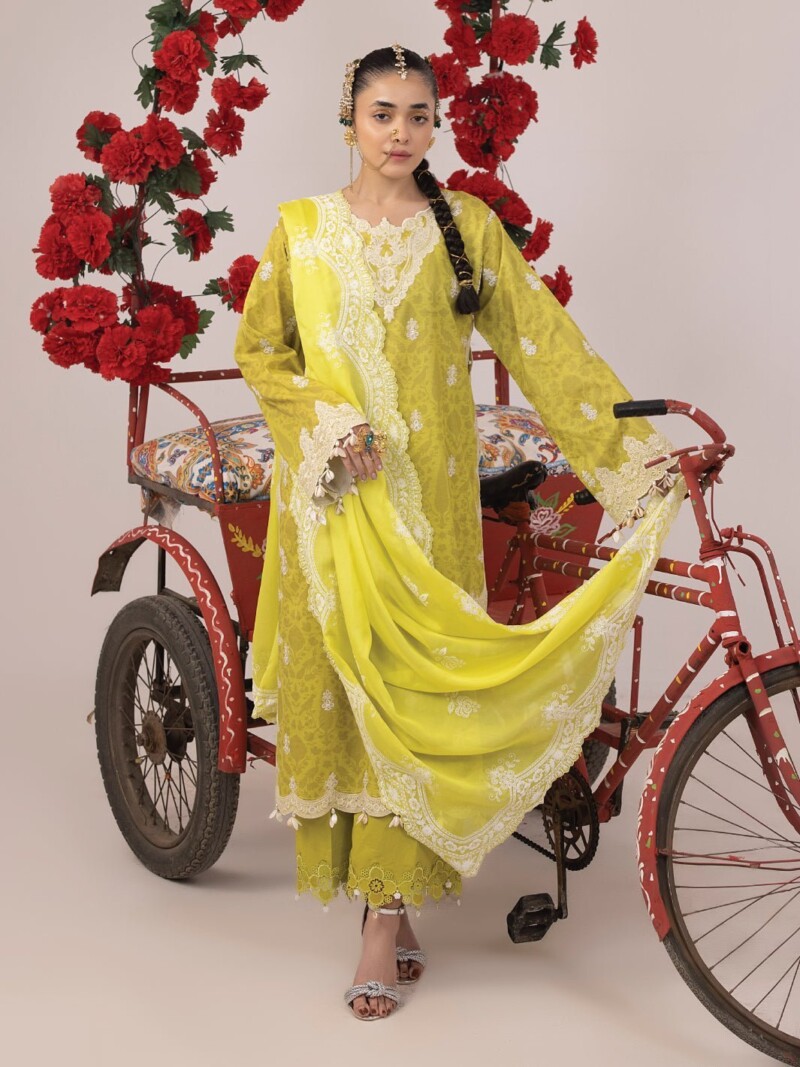 Faiza Faisal Sajjo Embroidered Lawn 3Pc Suit Collection 2024