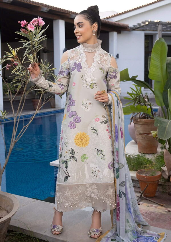 Asifa &Amp; Nabeel Am24 16 Sarmayi Meraki Premium Lawn Collection