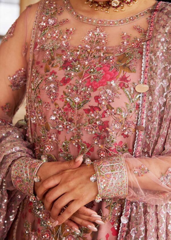 Hussain Rehar Dress Sham Luxury Festive Formal Net Collection 2024