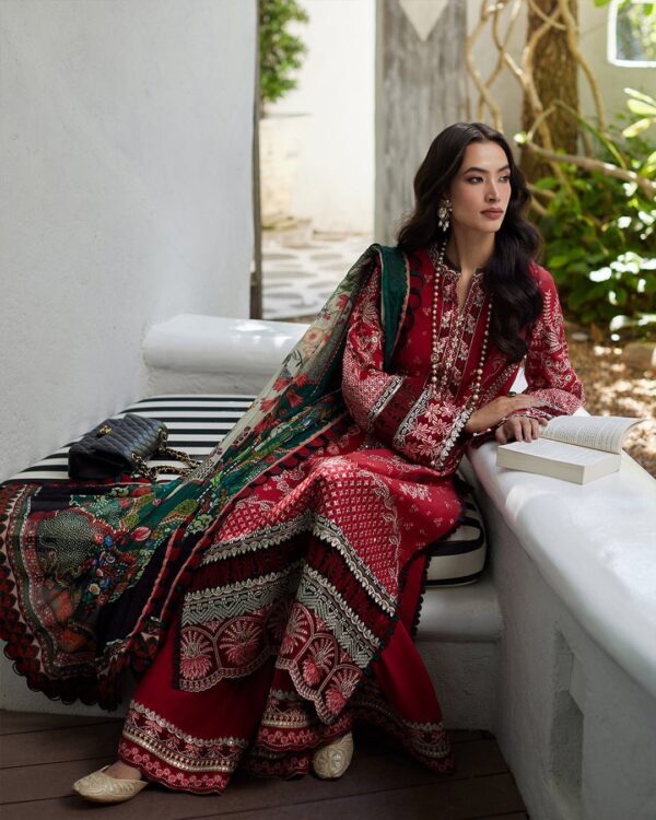 Faiza Saqlain Sivana Embroidered Lawn 3Pc Suit Collection 2024