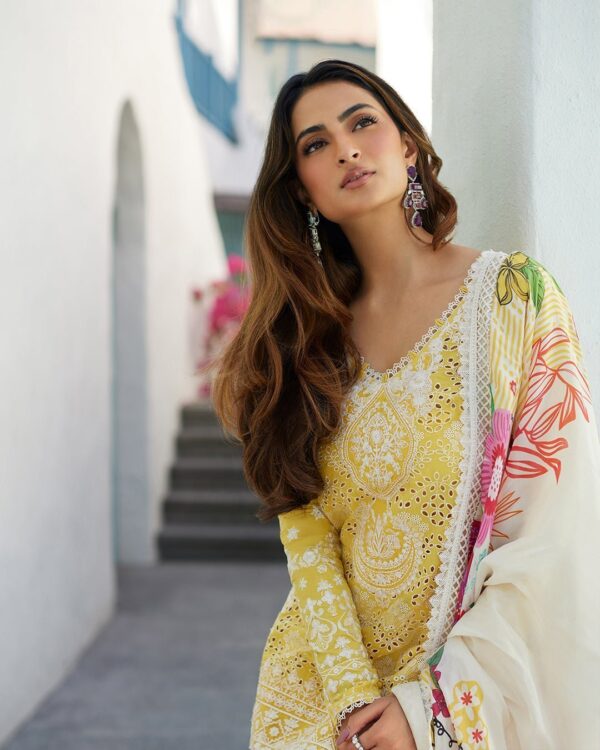 Faiza Saqlain Talin Embroidered Lawn 3Pc Suit Collection 2024