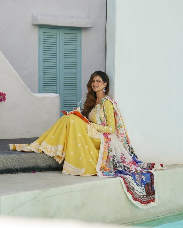 Faiza Saqlain Talin Embroidered Lawn 3Pc Suit Collection 2024