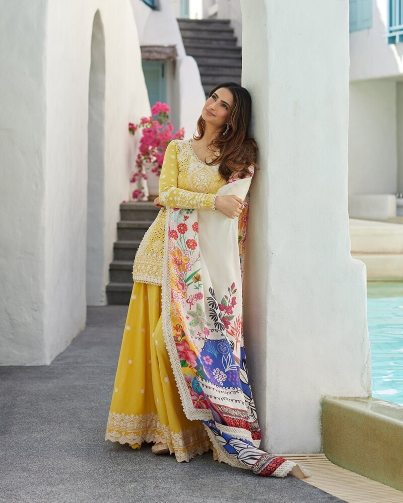 Faiza Saqlain Talin Embroidered Lawn 3pc Suit Collection 2024