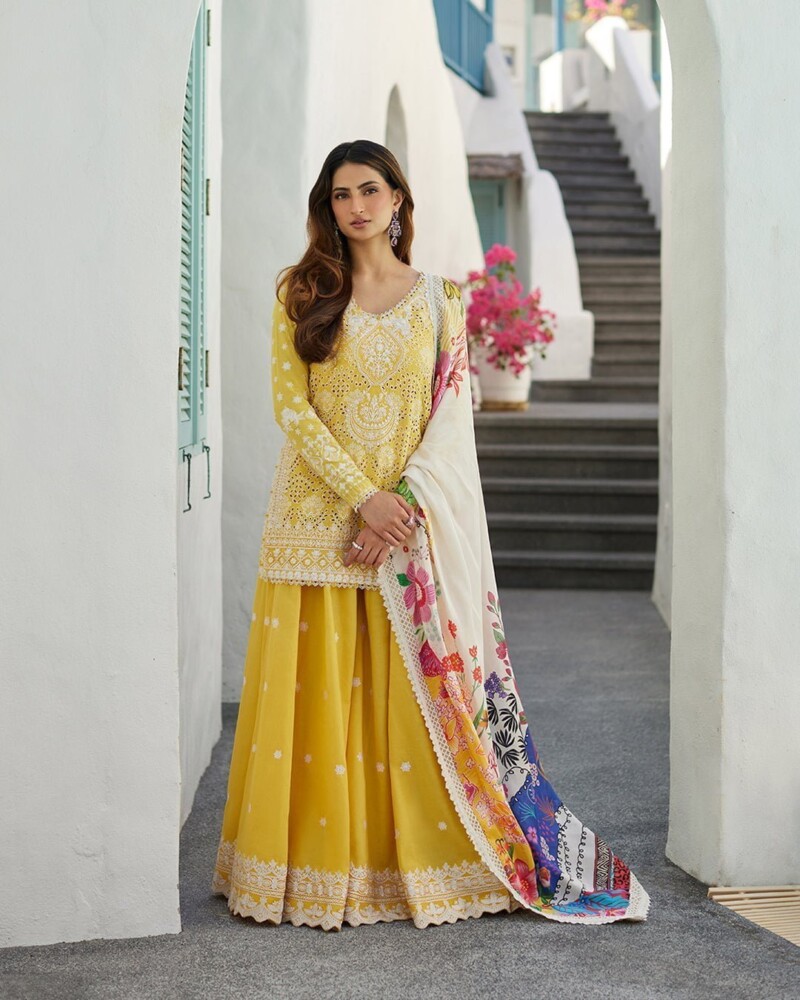 Faiza Saqlain Talin Embroidered Lawn 3pc Suit Collection 2024