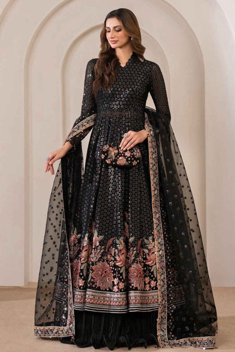 Jazmin Uc-3029 Formal Embroidered Chiffon 3pc Collection 2024