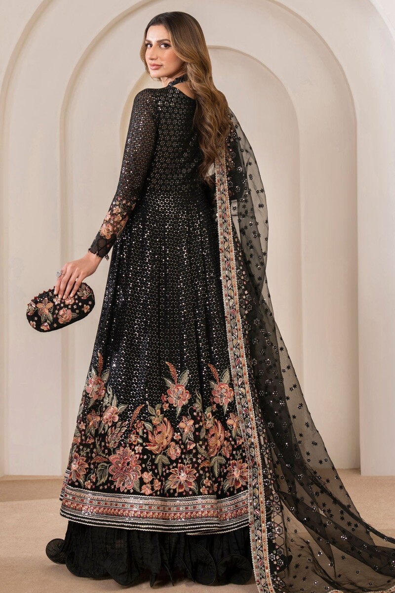 Jazmin Uc-3029 Formal Embroidered Chiffon 3pc Collection 2024