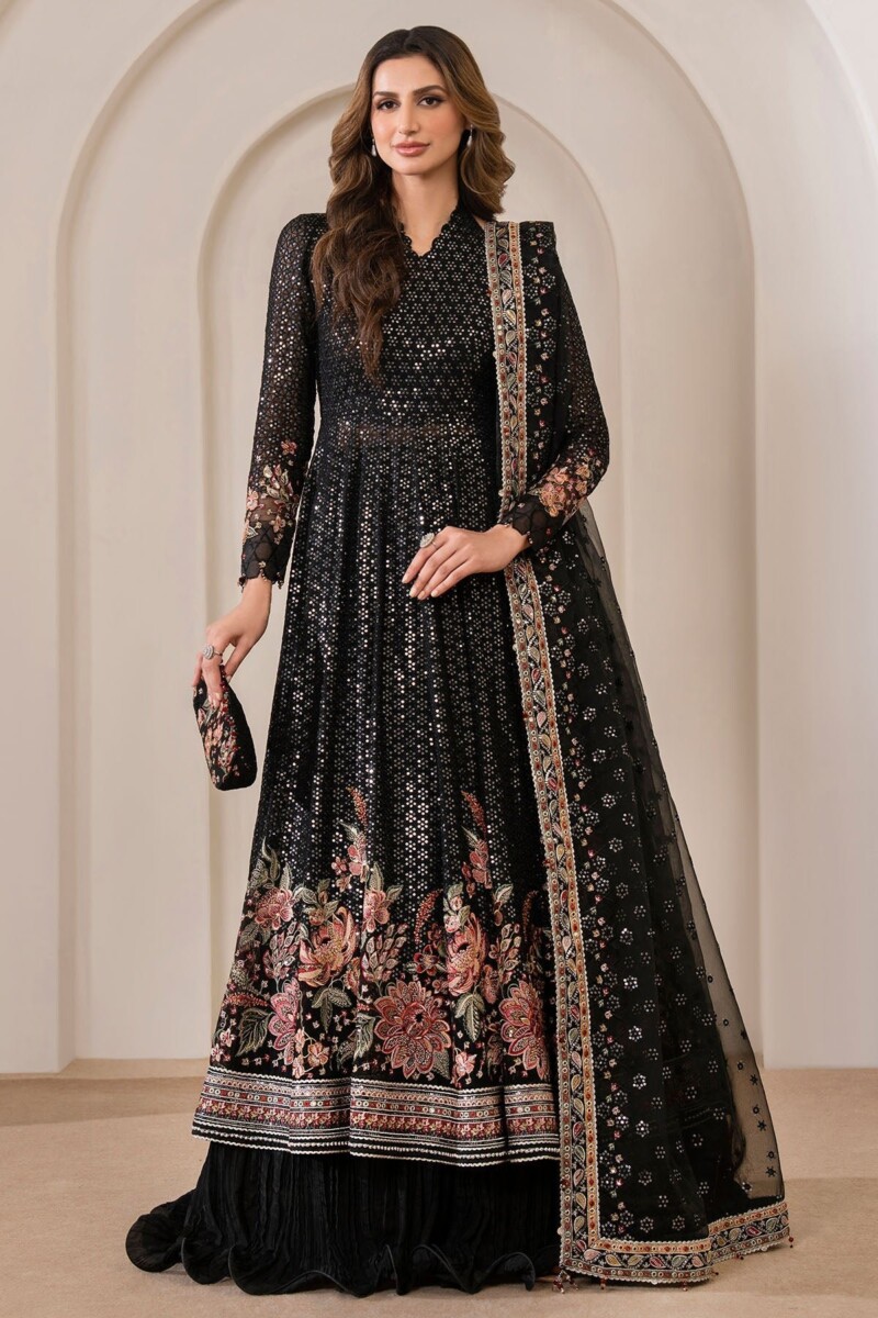 Jazmin Uc-3029 Formal Embroidered Chiffon 3pc Collection 2024