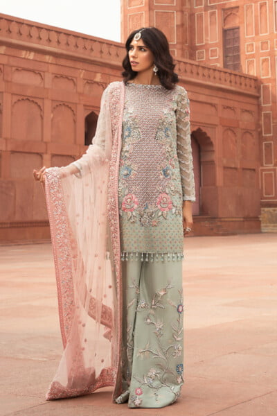 Faiza Faisal Nouf 2 Pc Stitched Aura Pret Collection 24