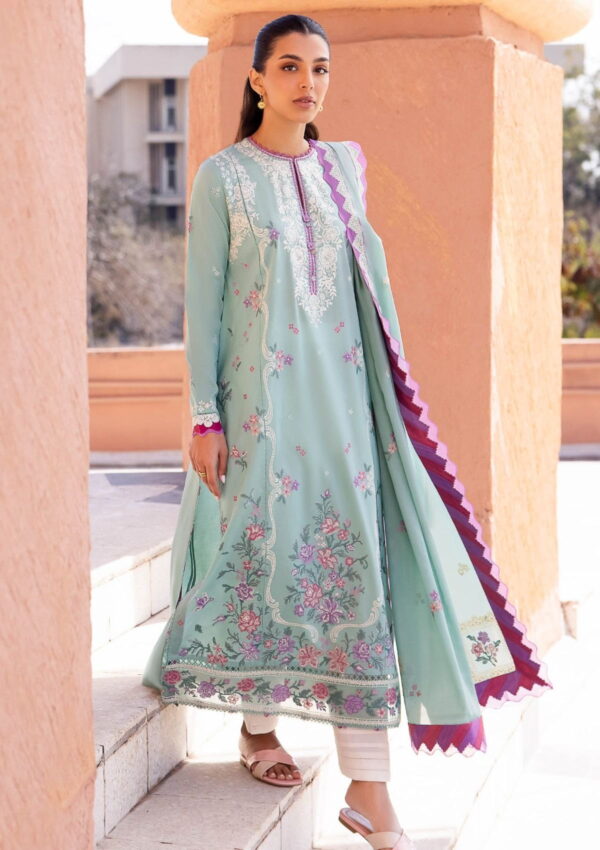 Zaha Unstitched Zl24 02A Lawn Collection 24