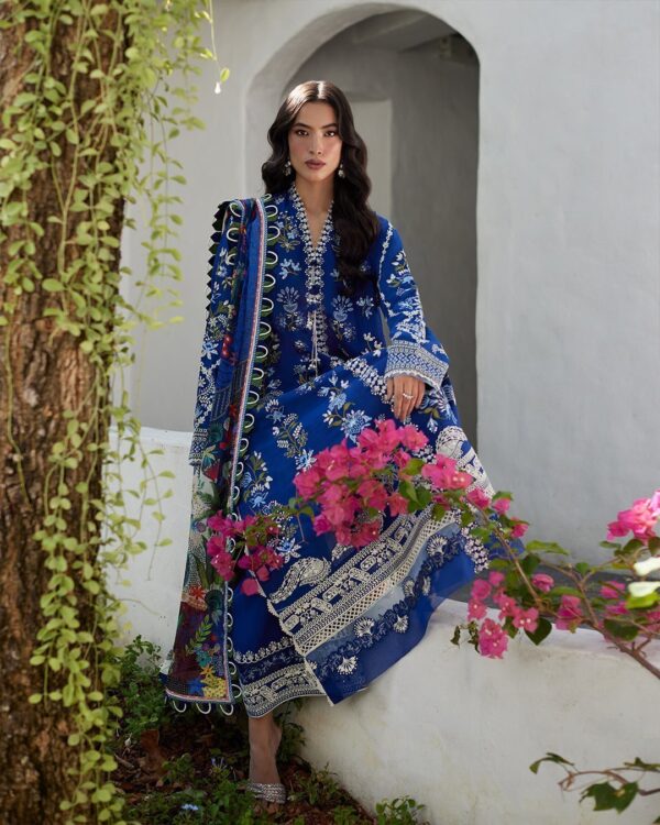 Faiza Saqlain Veira Embroidered Lawn 3Pc Suit Collection 2024