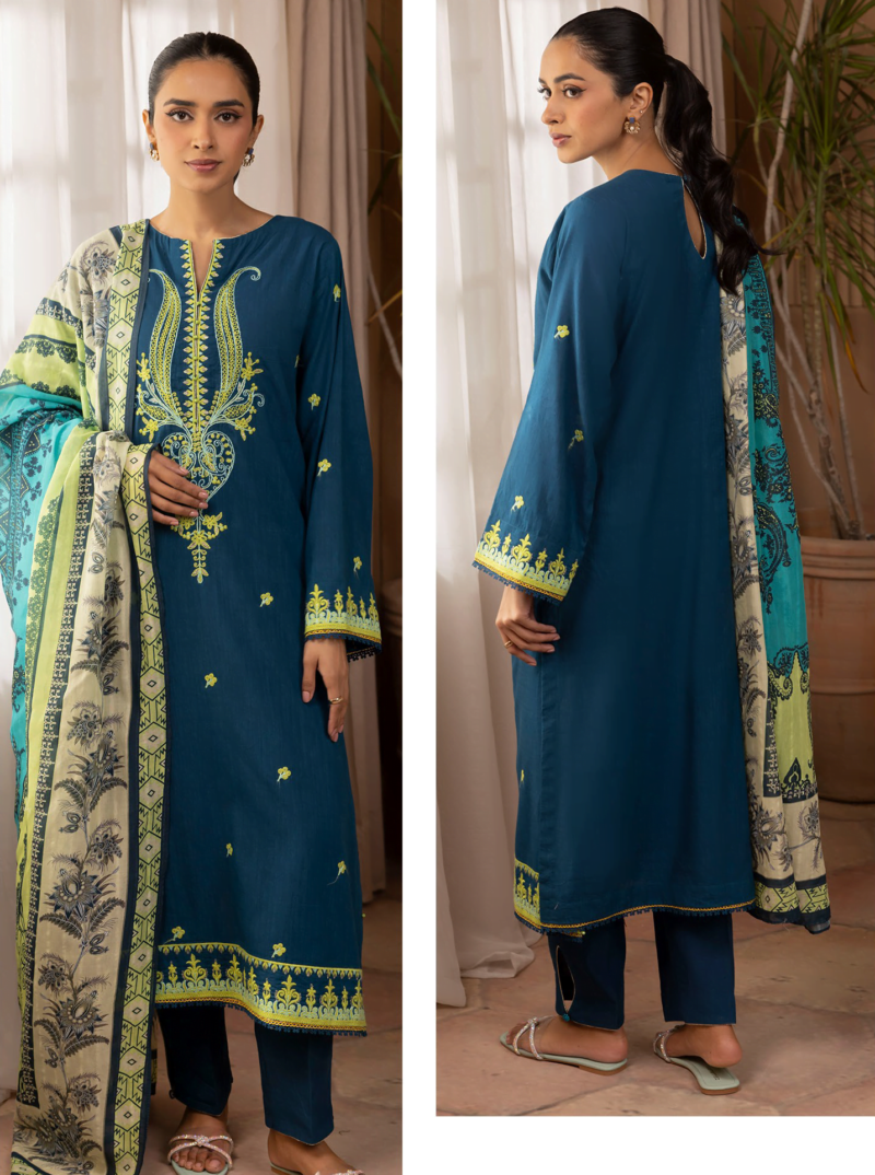 Zellbury Wus24e31123 Embroidered Lawn 3pc Suit Collection 2024