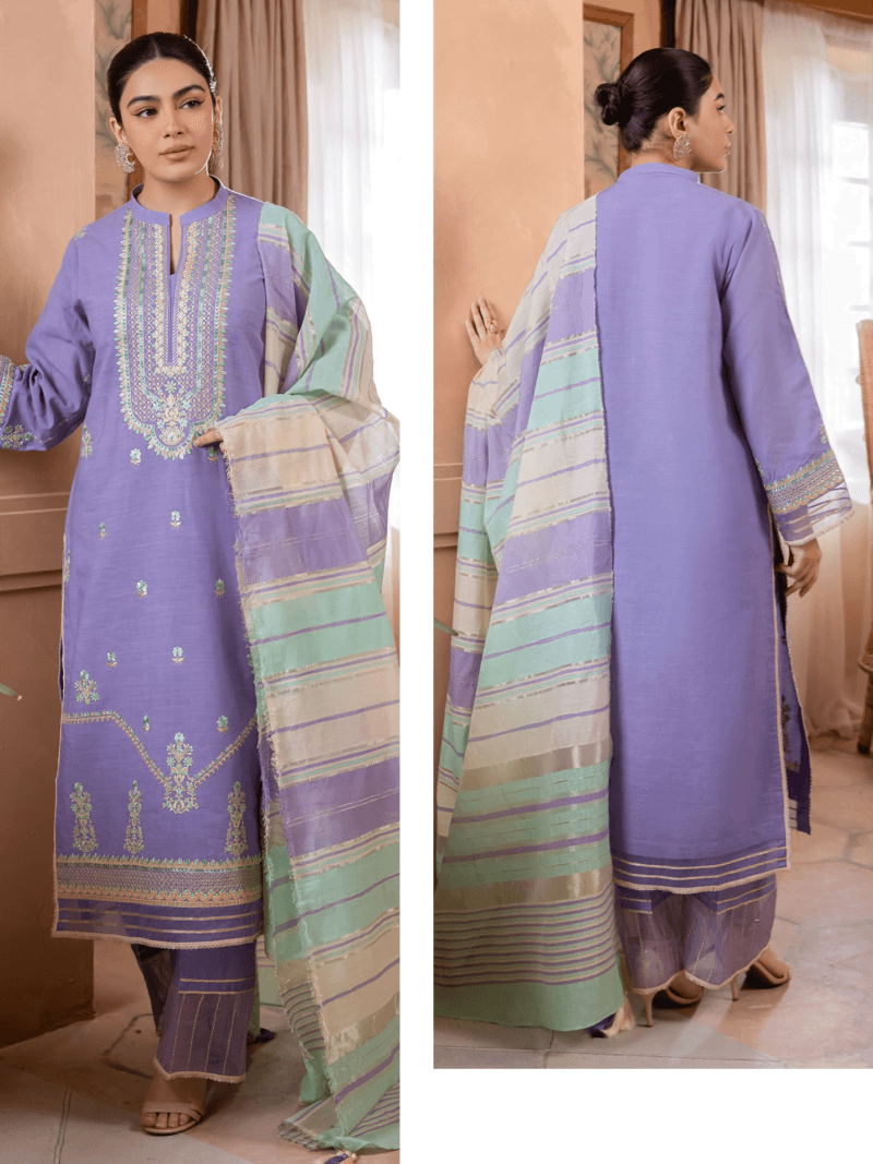 Zellbury Wus24E31130 Embroidered Lawn 3Pc Suit Collection 2024