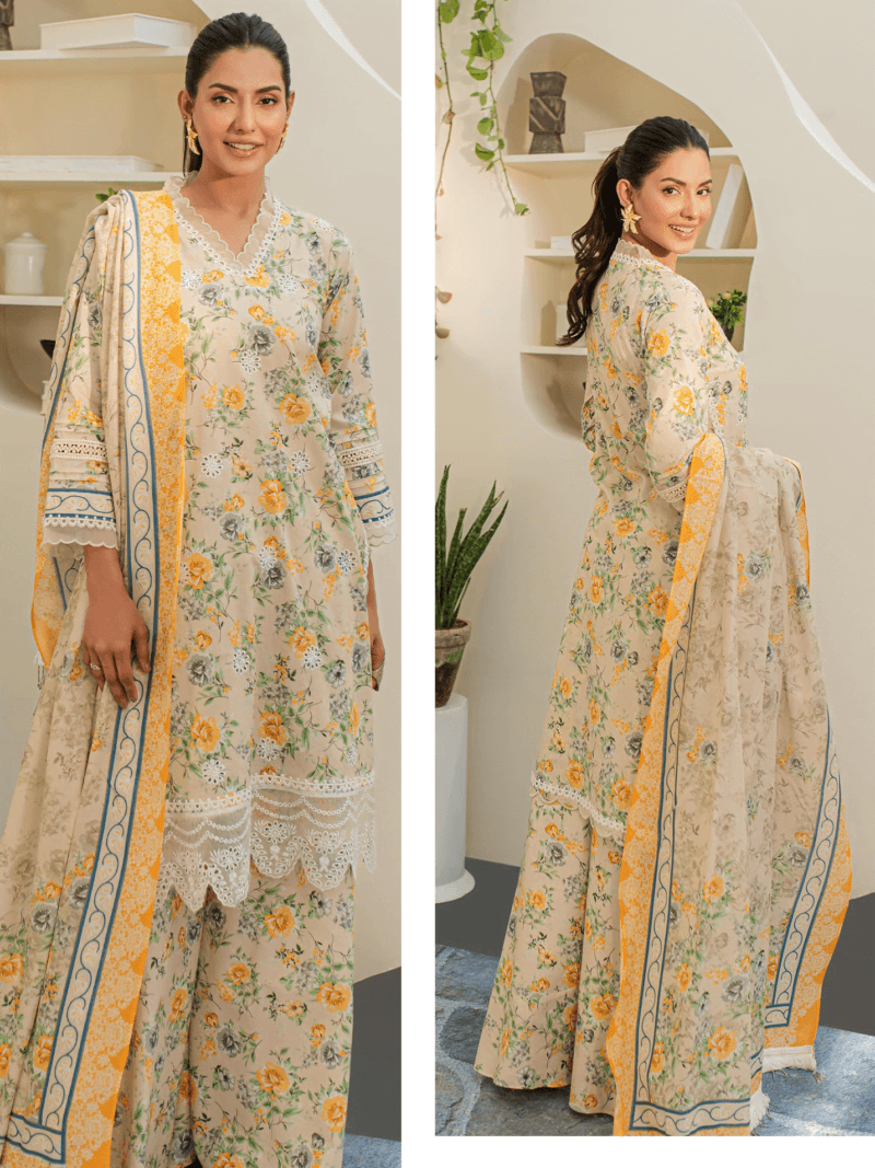 Zellbury Wus24E31256 Embroidered Lawn 3Pc Suit Collection 2024