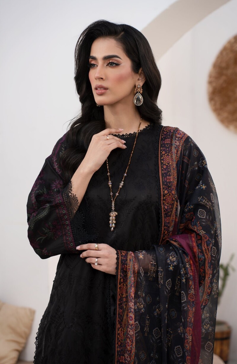 Zarif Zl-04 Julia Eid Embroidered Lawn 3Pc Suit Collection 2024