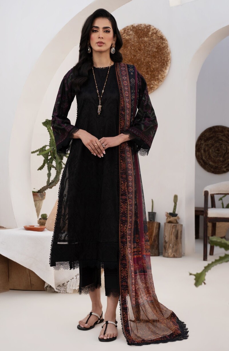 Zarif Zl-04 Julia Eid Embroidered Lawn 3Pc Suit Collection 2024