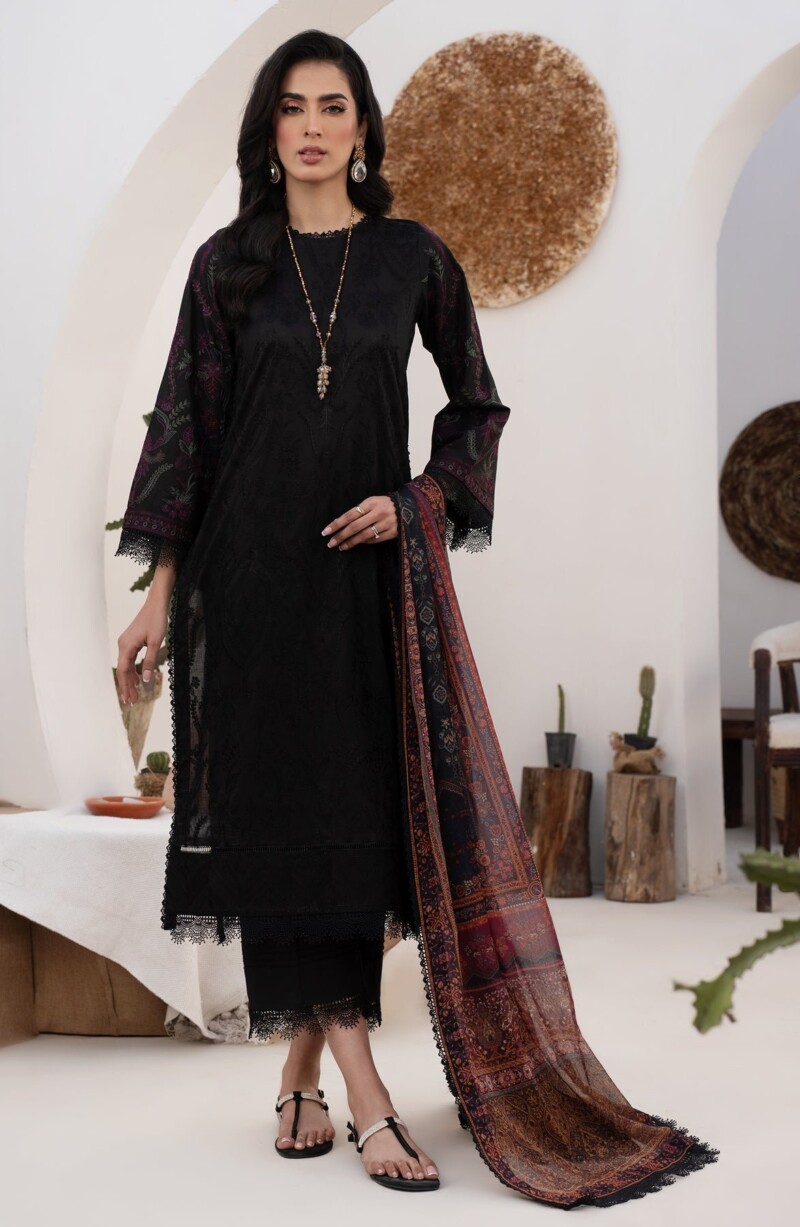 Zarif Zl-04 Julia Eid Embroidered Lawn 3Pc Suit Collection 2024