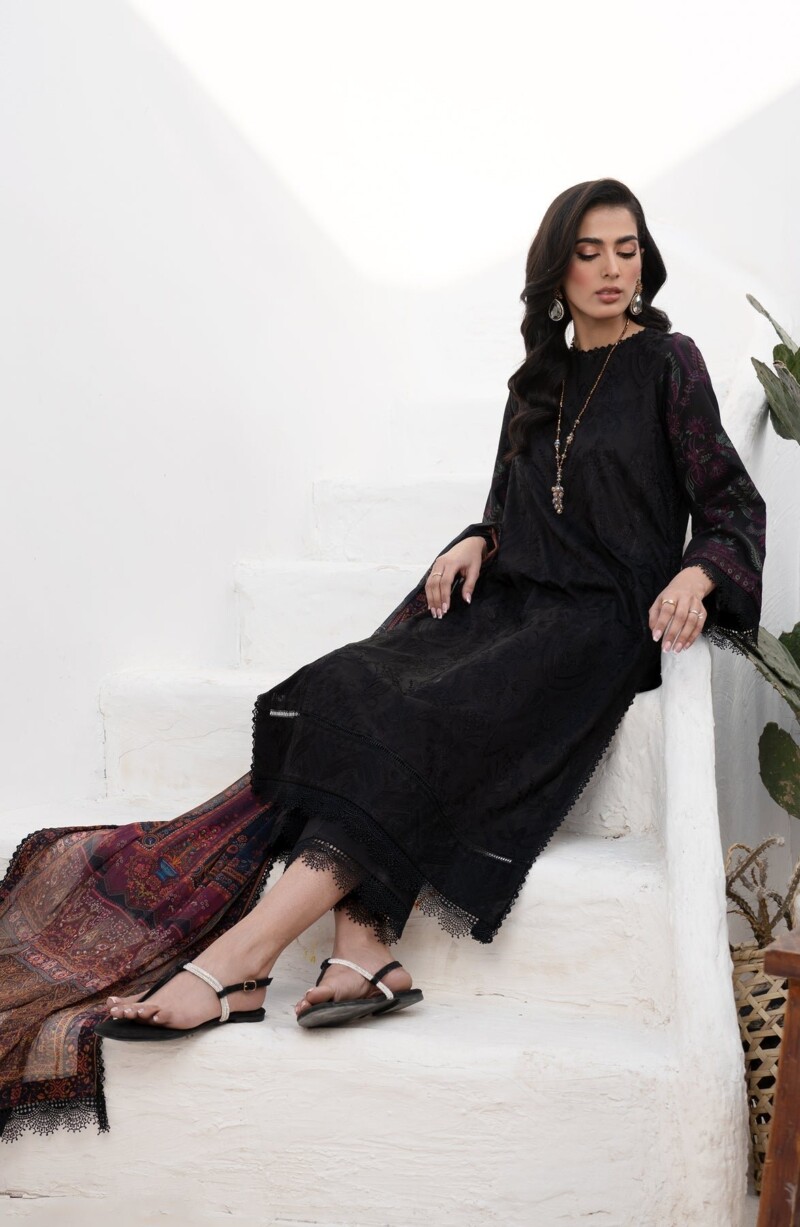 Zarif Zl-04 Julia Eid Embroidered Lawn 3Pc Suit Collection 2024