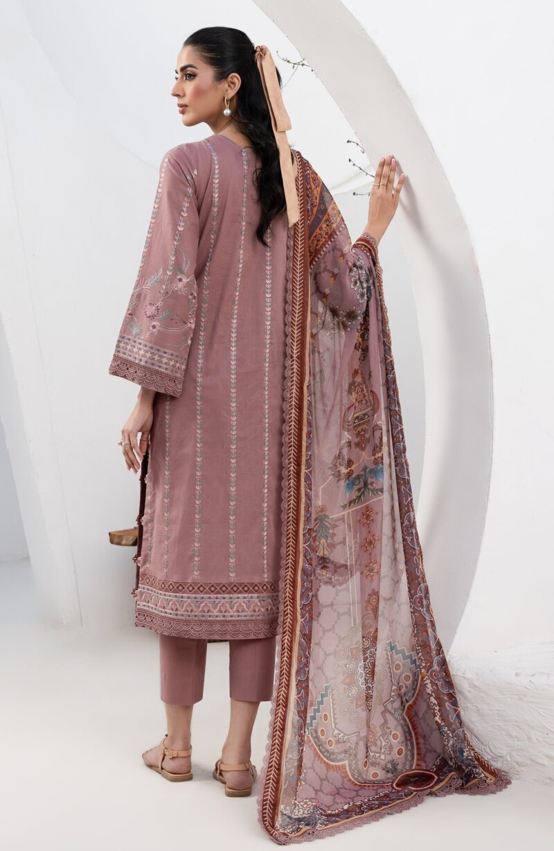 Zarif Zl-05 Florina Eid Embroidered Lawn 3Pc Suit Collection 2024