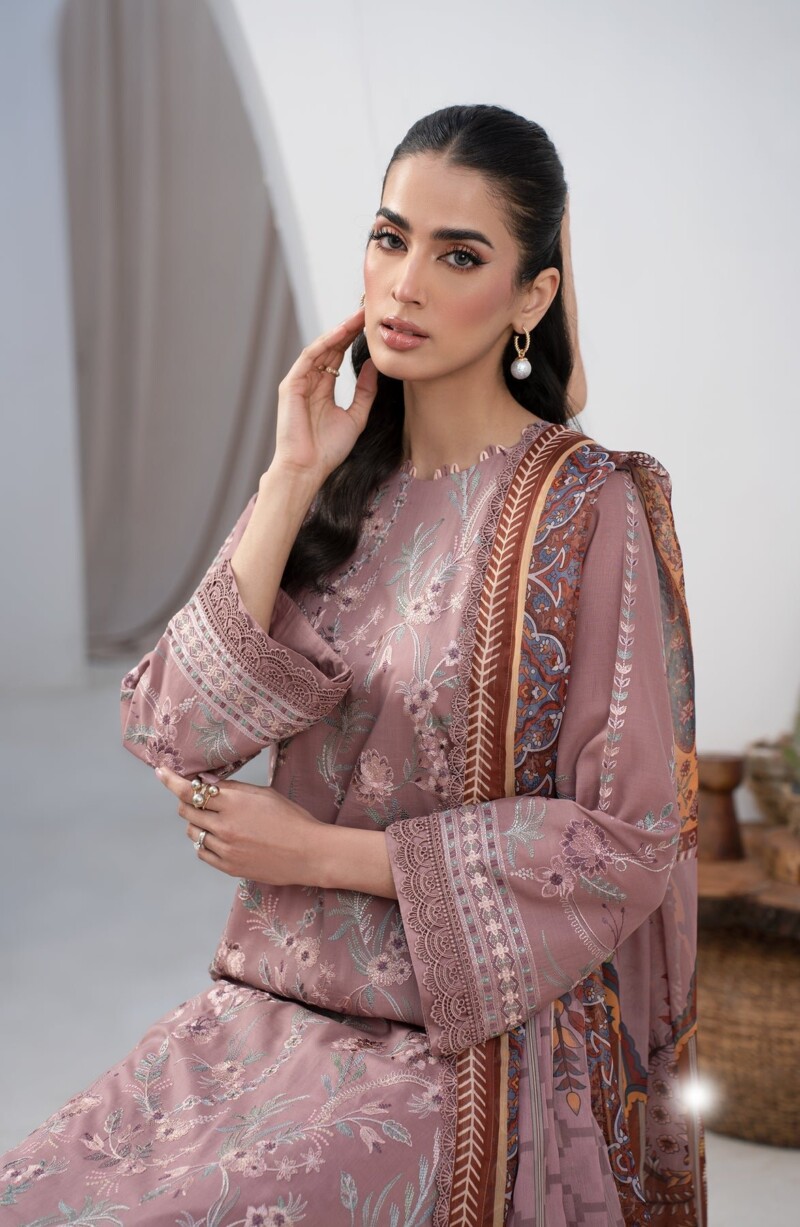 Zarif Zl-05 Florina Eid Embroidered Lawn 3Pc Suit Collection 2024