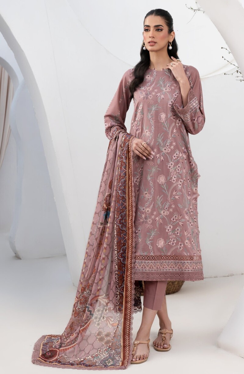 Zarif Zl-05 Florina Eid Embroidered Lawn 3Pc Suit Collection 2024