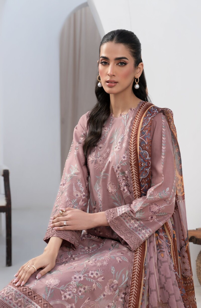 Zarif Zl-05 Florina Eid Embroidered Lawn 3Pc Suit Collection 2024