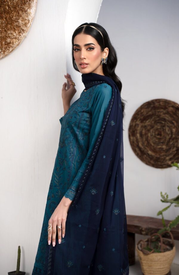 Zarif Zl-07 Marina Eid Embroidered Lawn 3Pc Suit Collection 2024