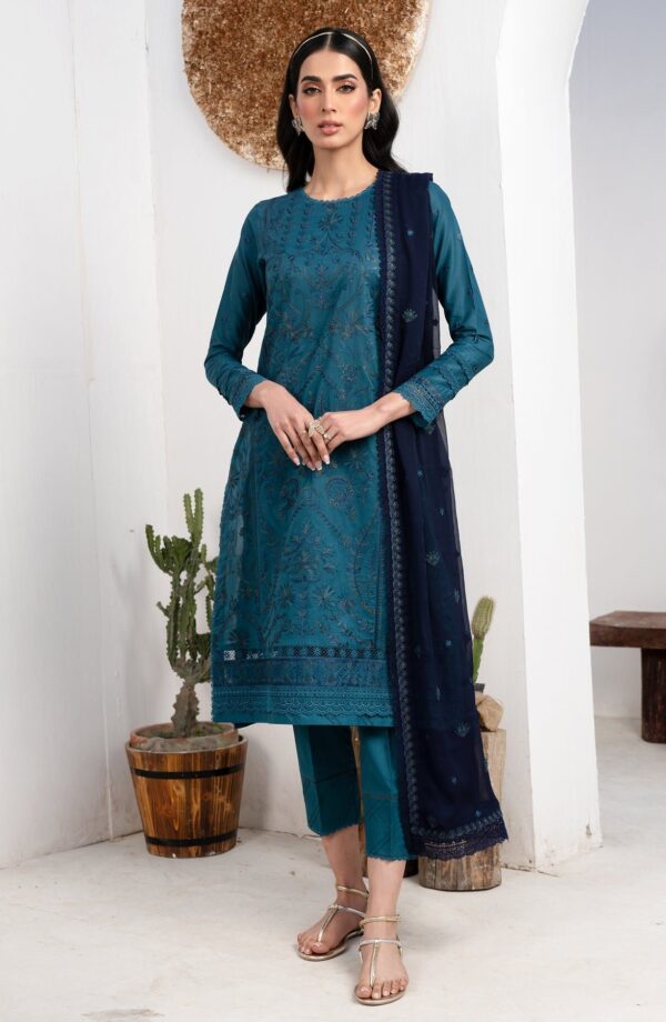 Zarif Zl-07 Marina Eid Embroidered Lawn 3Pc Suit Collection 2024