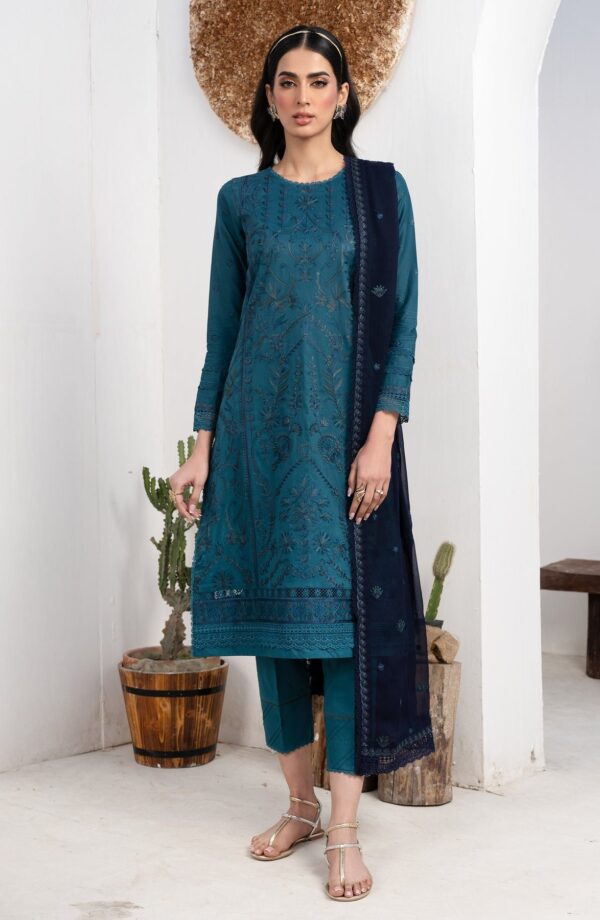 Zarif Zl-07 Marina Eid Embroidered Lawn 3Pc Suit Collection 2024