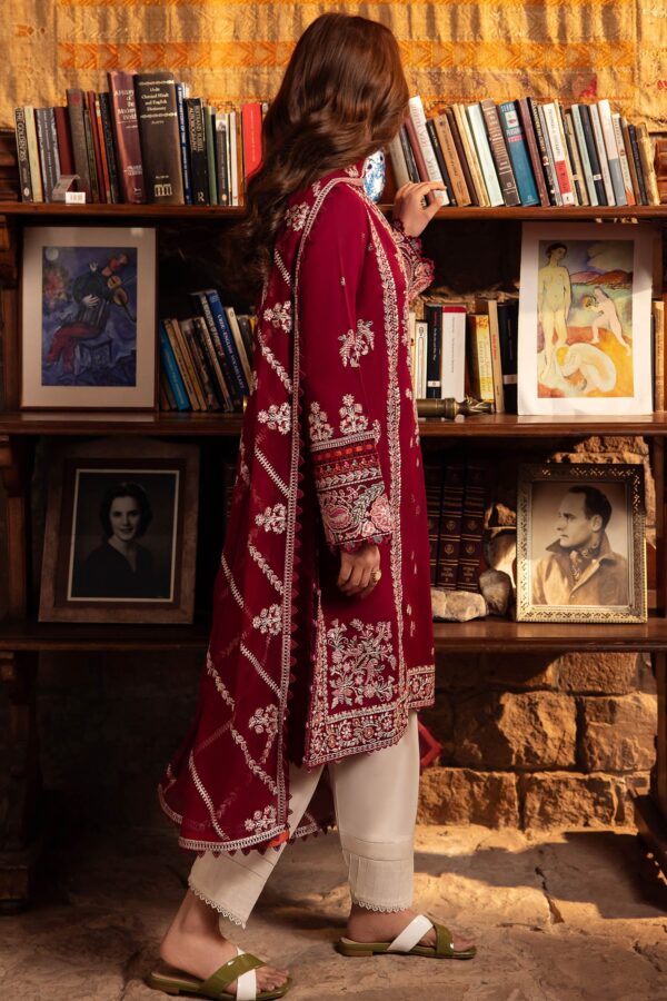 Zaha By Khadijah Shah Zl24-07B Zenel Embroidered Lawn 3Pc Suit Collection 2024