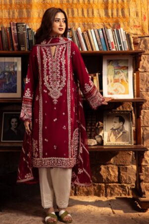 Zaha By Khadijah Shah Zl24-07b Zenel Embroidered Lawn 3pc Suit Collection 2024