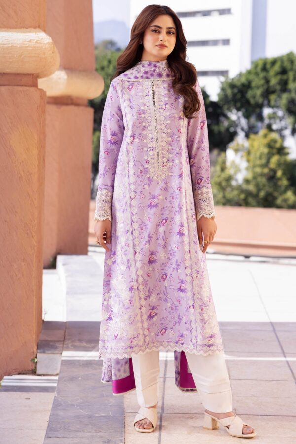 Zaha By Khadijah Shah Zl24-10A Sena Embroidered Lawn 3Pc Suit Collection 2024