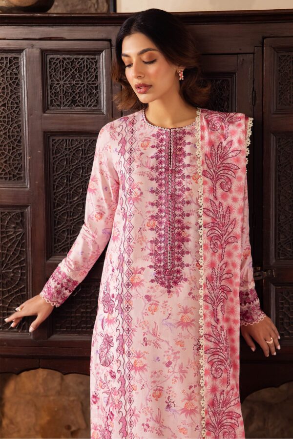 Zaha By Khadijah Shah Zl24-10B Sena Embroidered Lawn 3Pc Suit Collection 2024
