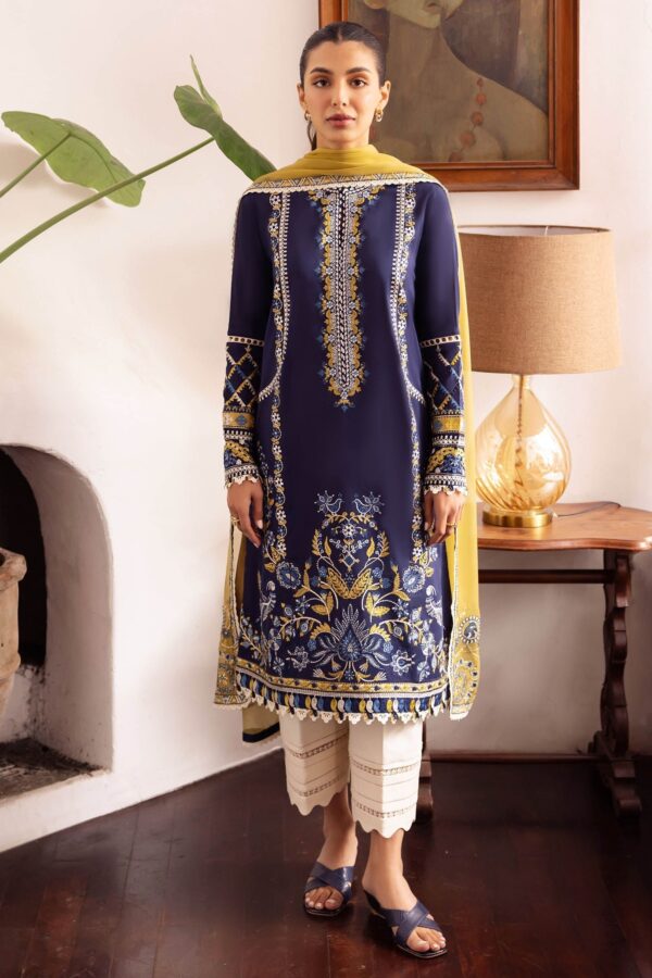 Zaha By Khadijah Shah Zl24-11A Vejah Embroidered Lawn 3Pc Suit Collection 2024