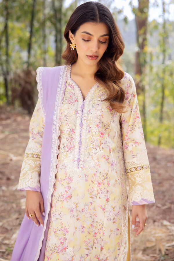 Zaha By Khadijah Shah Zl24-13A Sezem Embroidered Lawn 3Pc Suit Collection 2024