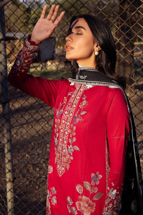 Zaha By Khadijah Shah Zl24-14A Gizem Embroidered Lawn 3Pc Suit Collection 2024
