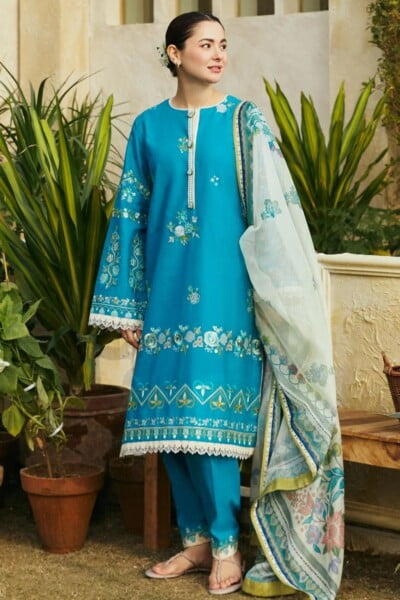 Zara Shahjahan Coco Unstitched 24 Zc 9b Morni Lawn Collection