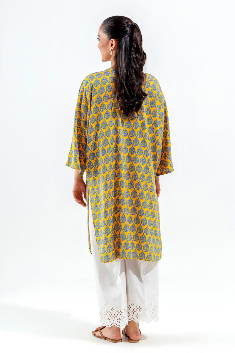 Beechtree Printed Viscose Long Tunic Pret