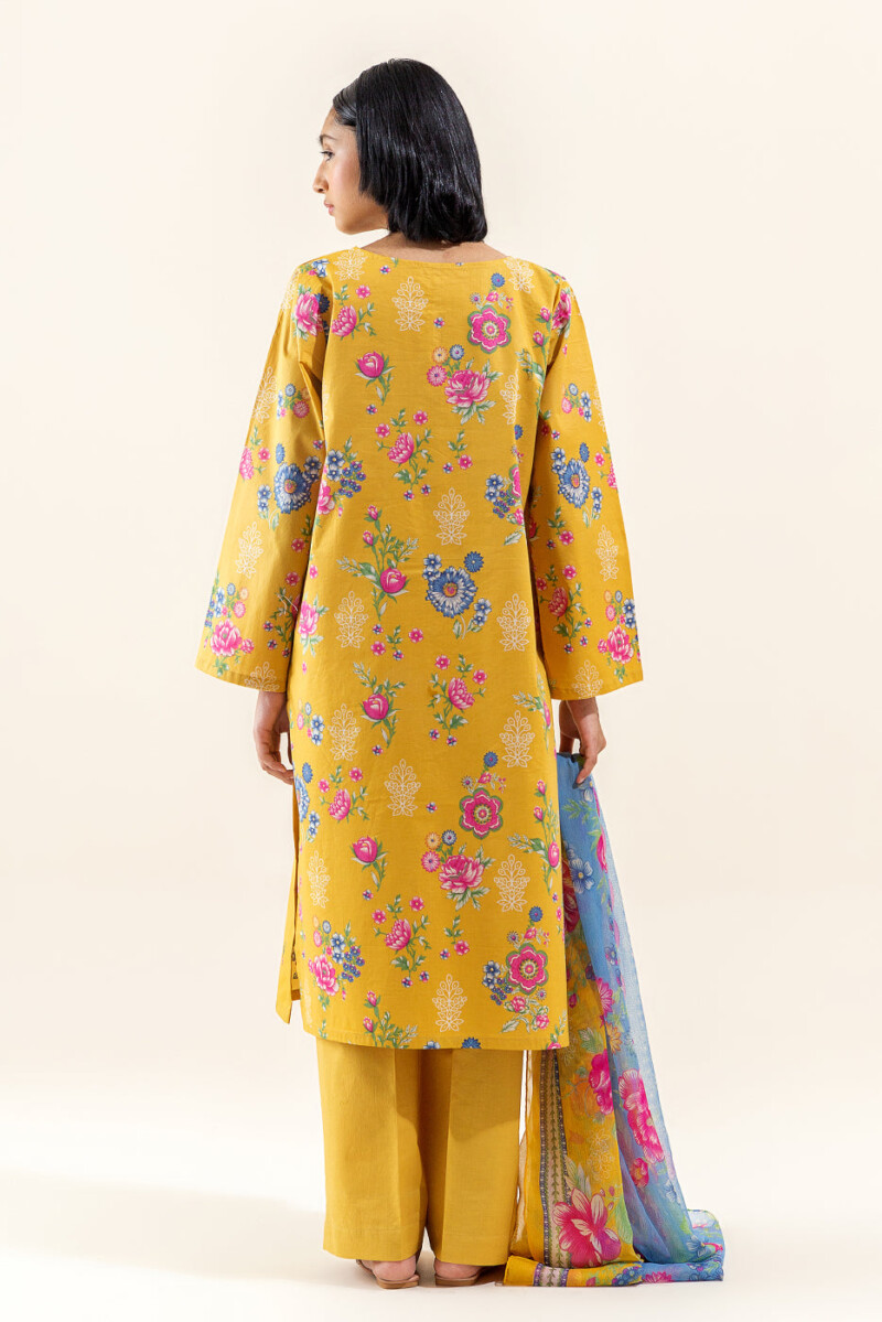 Beechtree 2 Piece Embroidered Lawn Suit Flaxen Burst Unstitched Summer