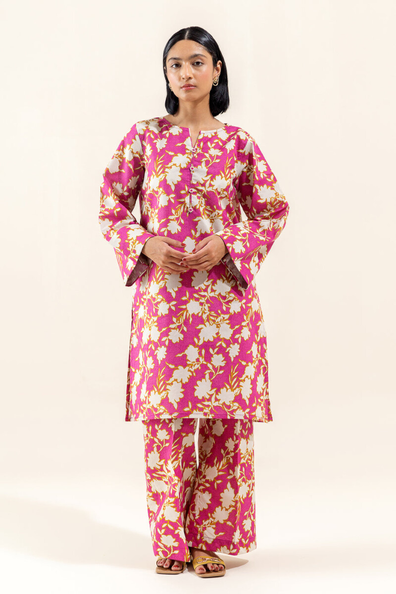 Beechtree 2 Piece Printed Lawn Suit Wild Orchid Unstitched Summer