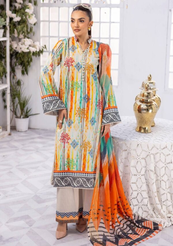 Art N Style D 07 Pop Art Premium Lawn Collection