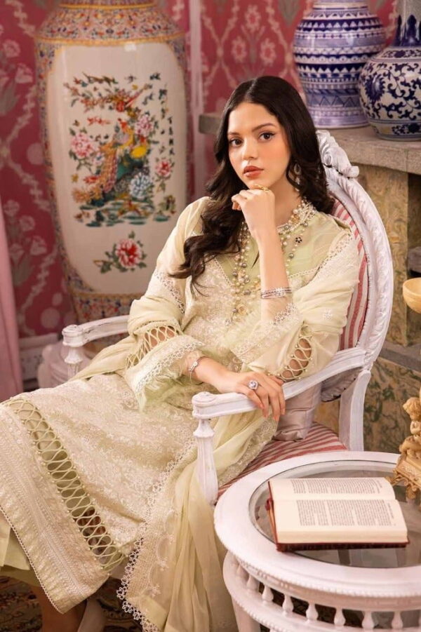 Gul Ahmed Lsv-42021 Premium Embroidered Swiss Voile Collection 2024