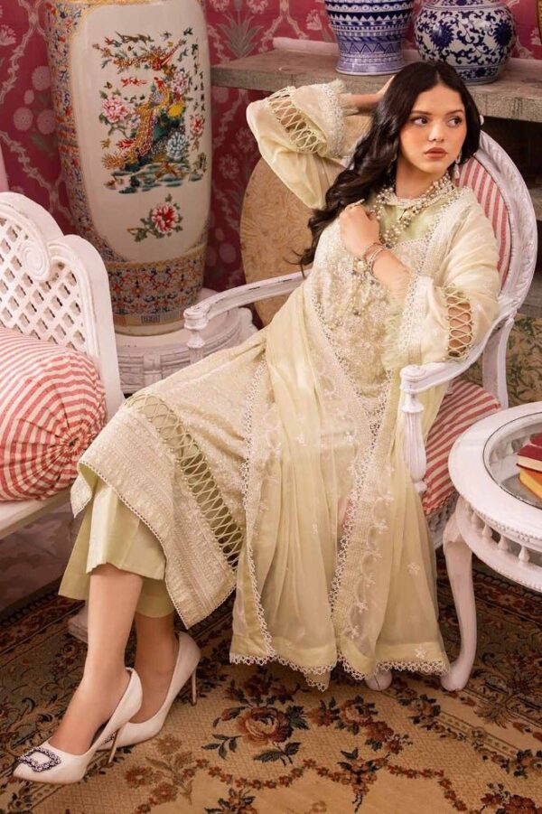 Gul Ahmed Lsv-42021 Premium Embroidered Swiss Voile Collection 2024